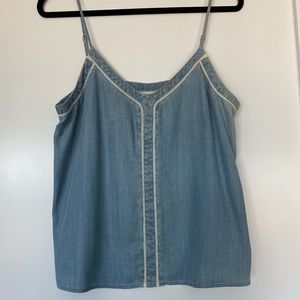 Chambray Tank Top